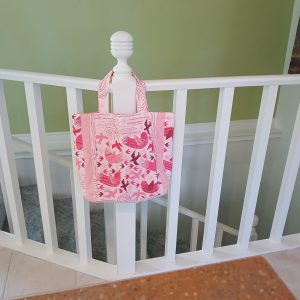 Tote Bag -- Flying Pigeons fabric